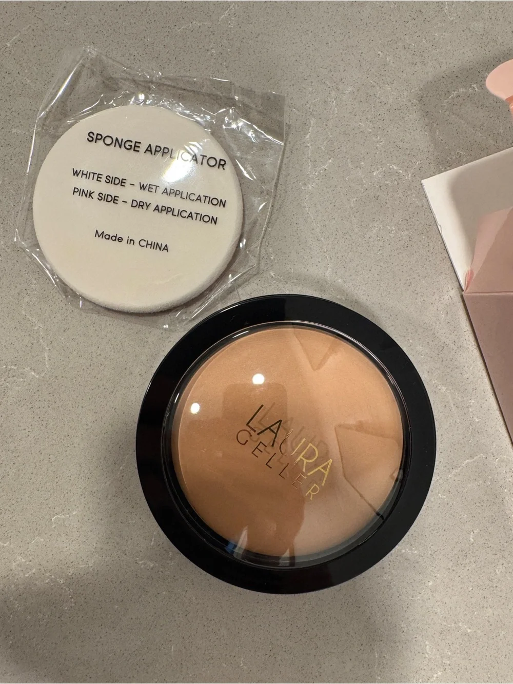 Laura Geller Double Take Baked Powder Foundation Medium 0.35 Oz
